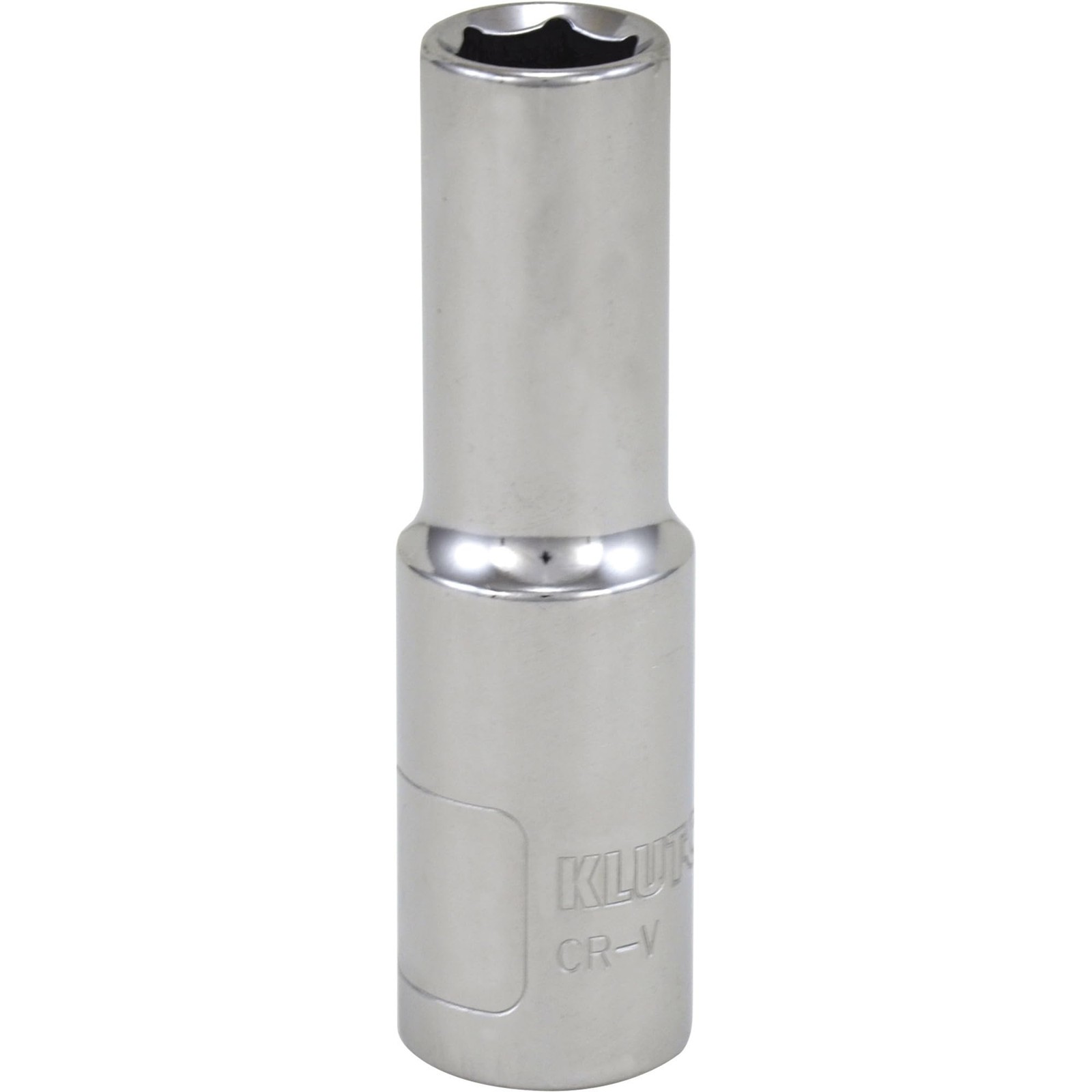 Klutch Deep Socket, Metric, 10mm, 1/2in.-Drive, 6-Pt.