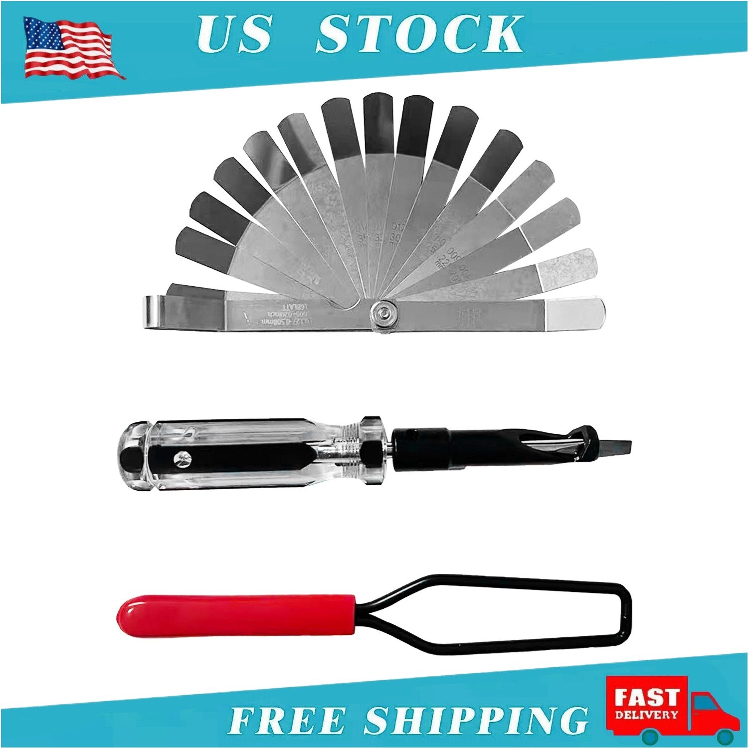 Valve Lash Adjustment Tool Set for 10mm Jam Nut & Slotted Stud for Honda, Toyota