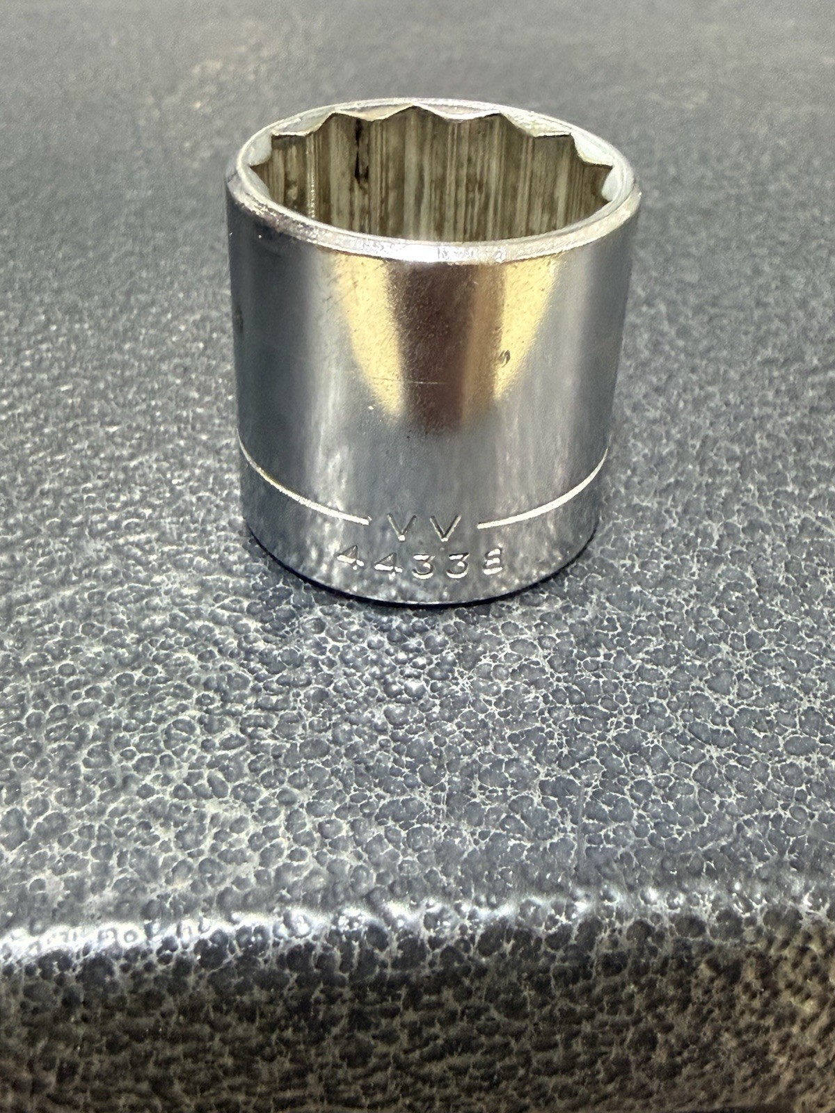 Vtg 13/16″ Craftsman VV-Series P/N 44338 3/8″ Drive 12-Point Socket USA Made