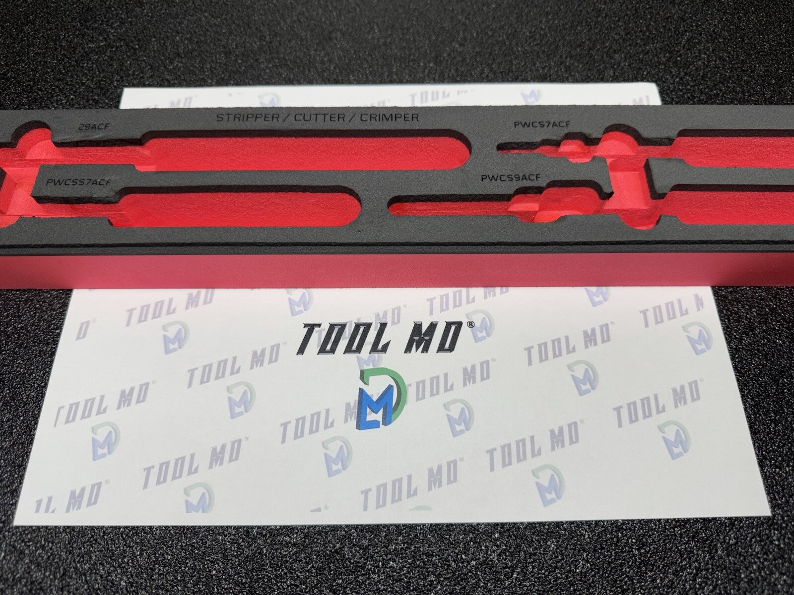 Snap-on Tools RED FOAM TRAY ONLY for 4pc Stipper / Cutter / Pliers Set PWCS400FR