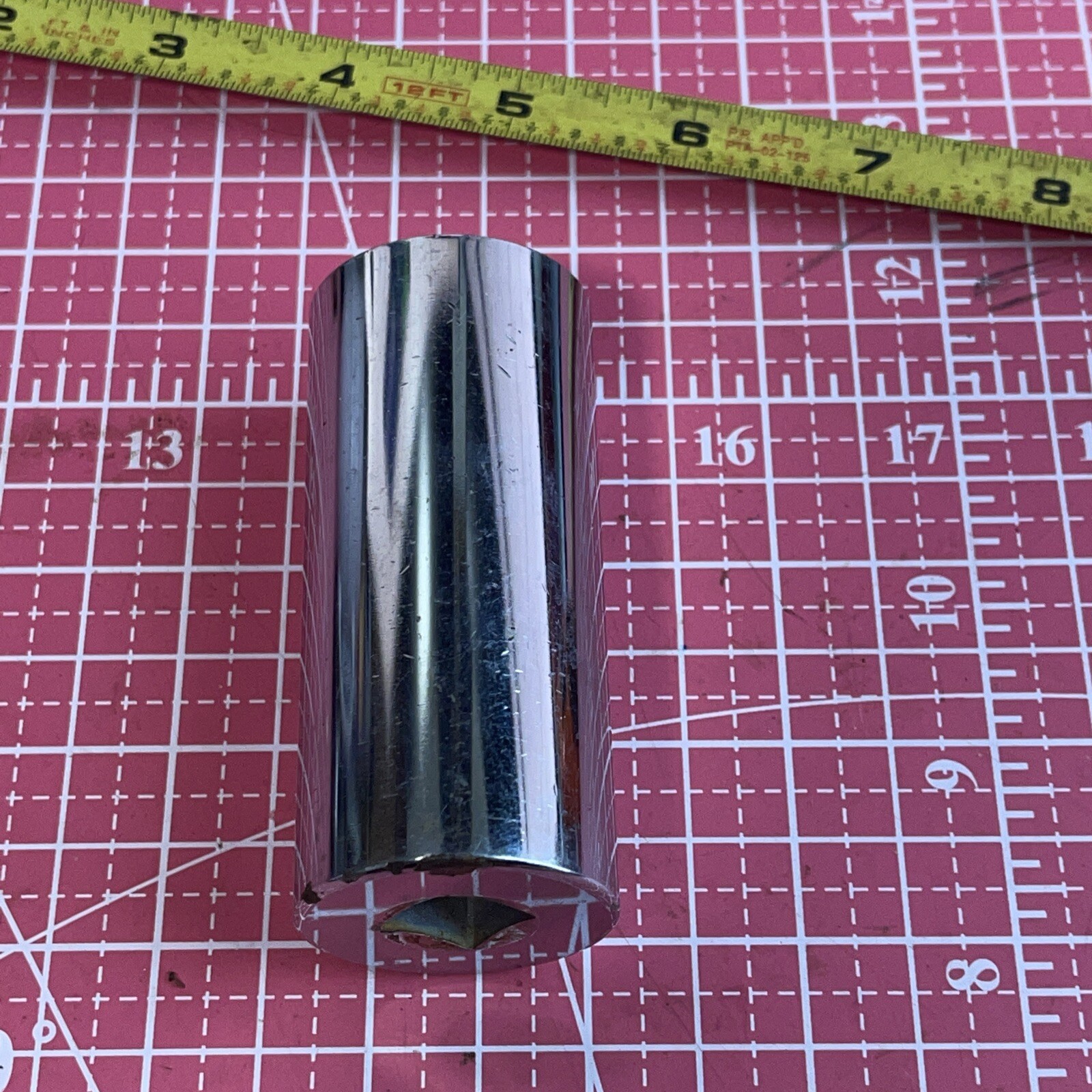 Armstrong USA 1-1/16 in SAE 1/2 Drive 12 Point Deep Socket Vintage 1 1/16