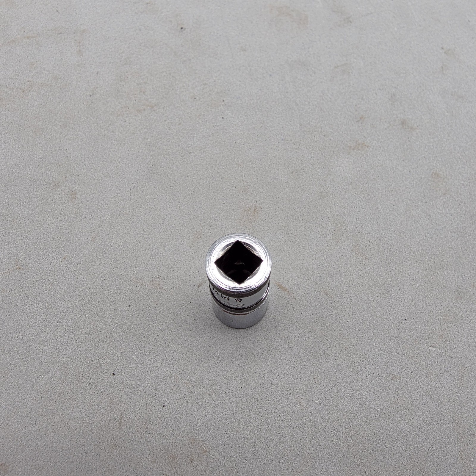 Snap-on Tools 1/4″ Drive 9mm Metric 6 point Shallow Chrome Socket TMM9 USA