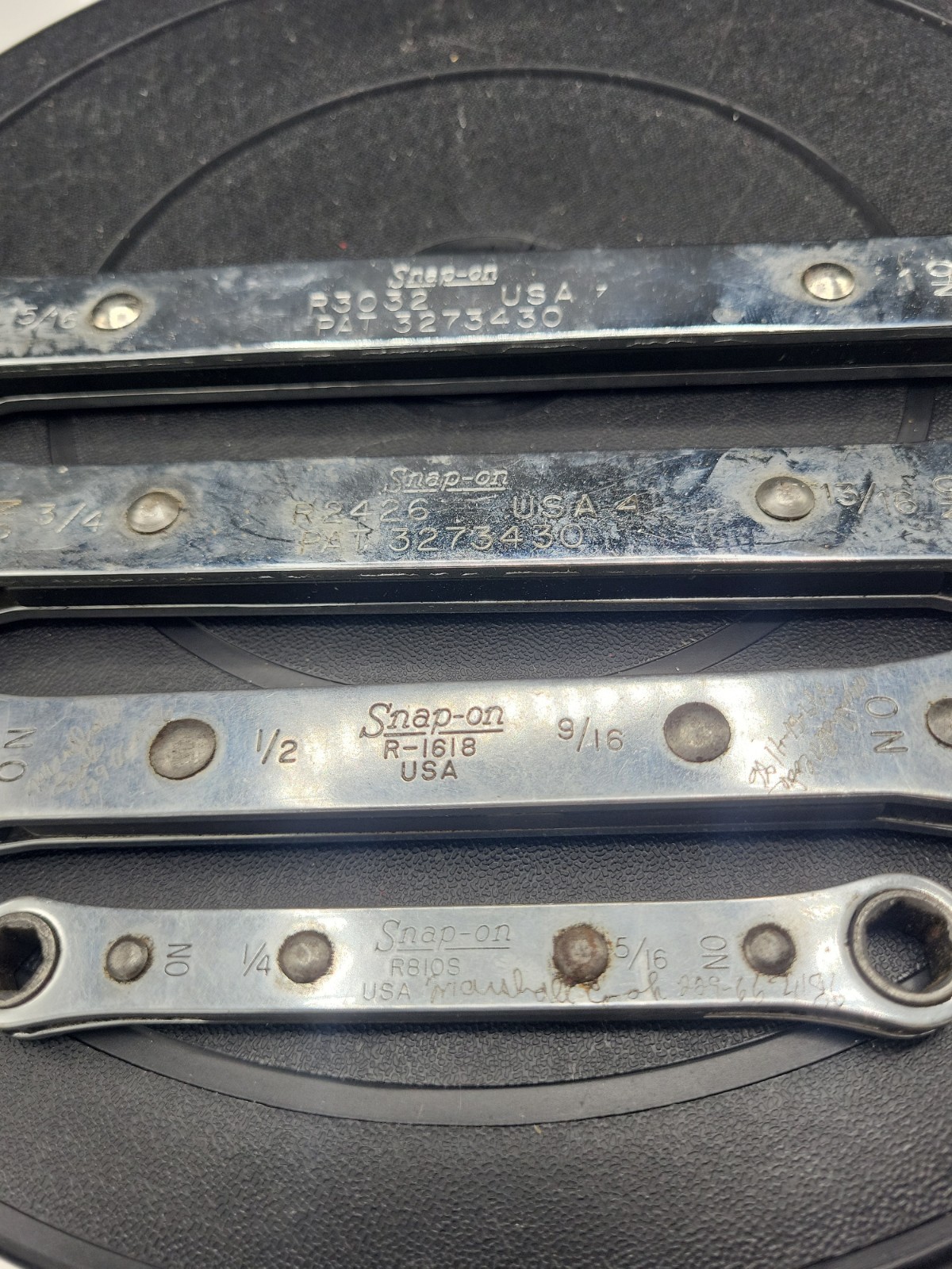 4Pc. Snap-On Tools 6 & 12 Pt. Ratcheting Box 1/4″ – 15/16 » Wrench Set