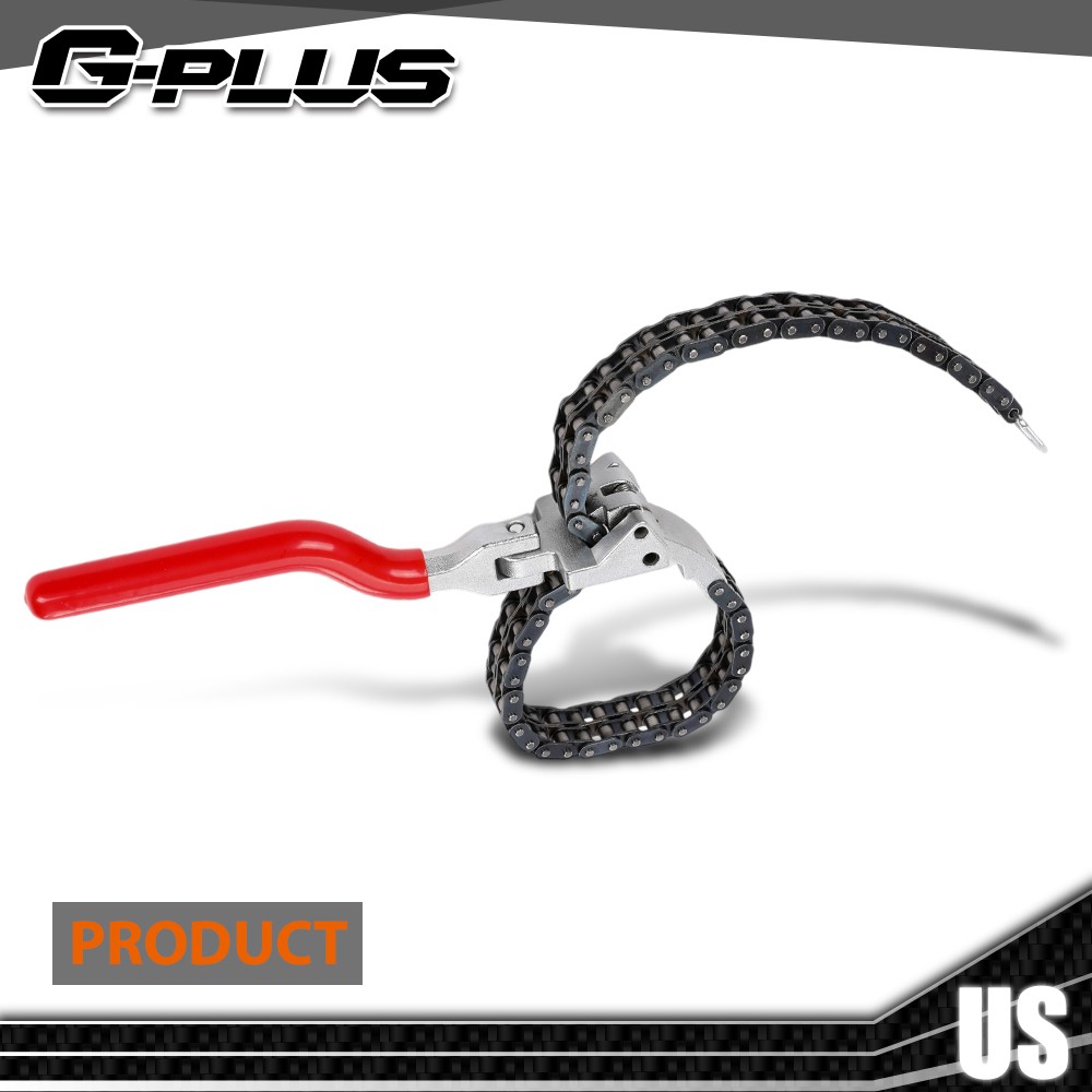 Heavy-Duty Ratcheting Chain Wrench Oil Filter Change Pipe Fittings 60-160mm
