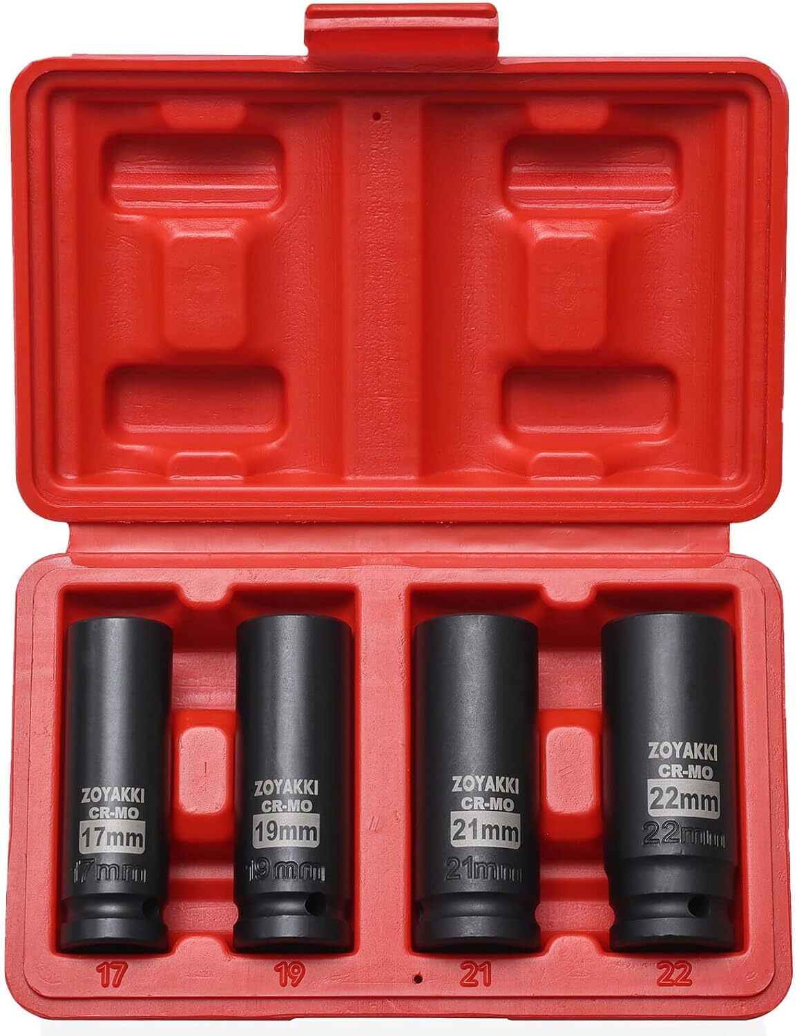 4 Dados De 1/2 Pulgada 17 19 21 22 mm Para Impacto Taladros Enchufe Set Ofertas