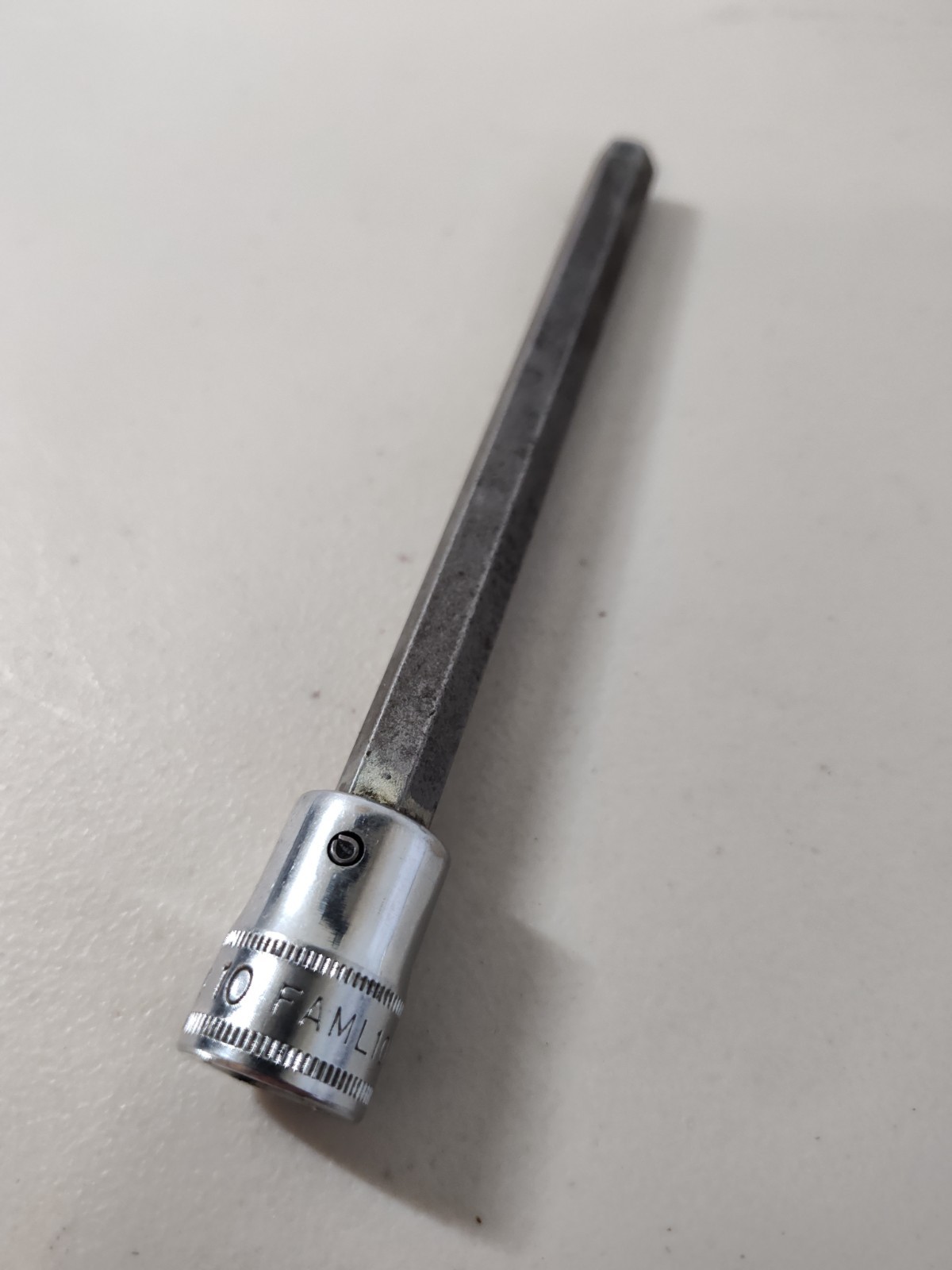 Snap-on 3/8″ Drive 10mm Long Hex Bit Socket USA Made – FAML10