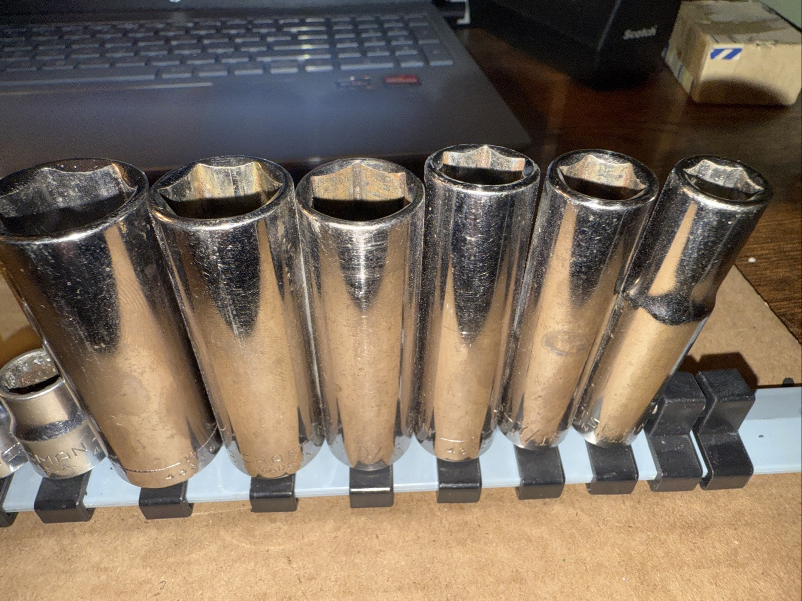 14pc Craftsman 3/8″ Dr SAE 12pt Shallow Sockets 3/8-13/16″+ 6pt Deep 3/8-11/16″
