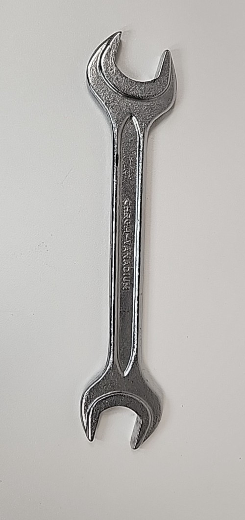 DIN 895 Metric Double Open End Wrench 27mm x 30mm Chrom-Vanadium Good Used Cond