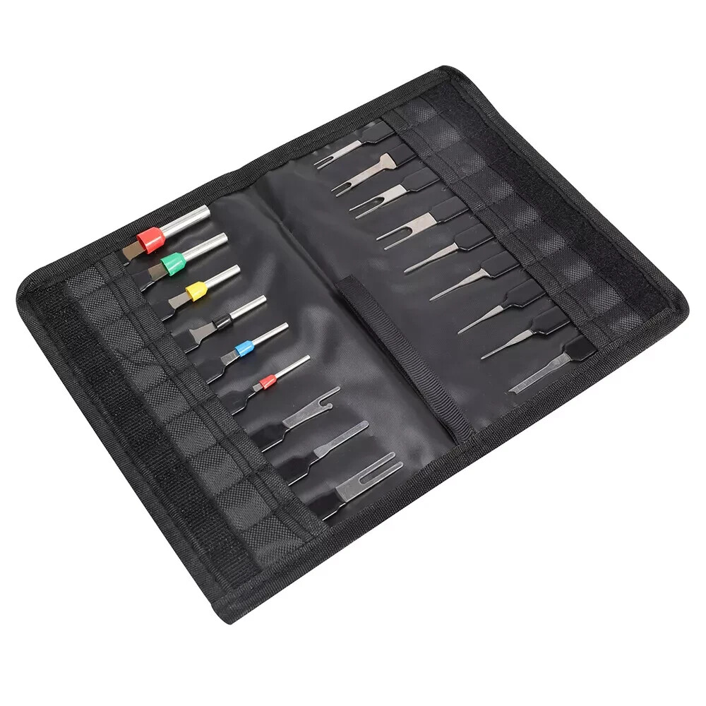 18Pcs Heavy Duty Thick Car Terminal Removal Kit Wire Connector Pin Release Tool