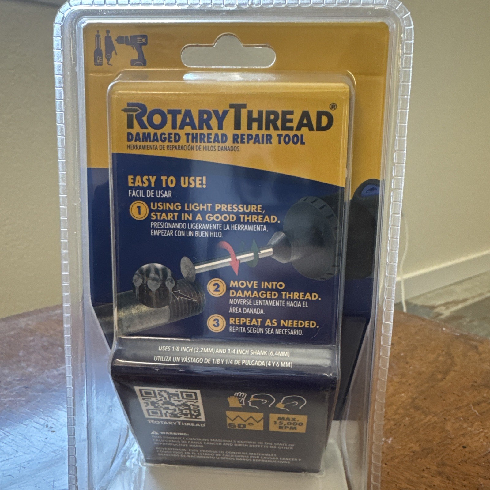 ROTARY THREAD Damaged Thread Repair Tool – Chase, Restore, Repair, and Clean FS