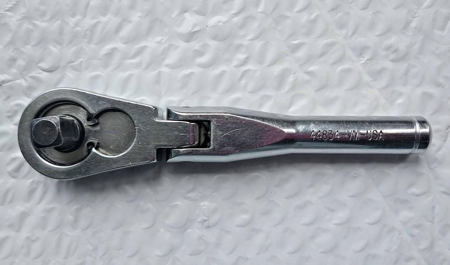 CRAFTSMAN TOOLS 44834VM, 3/8″ DR FLEX HEAD RATCHET, 5.5″ L *QUICK RELEASE *USA*