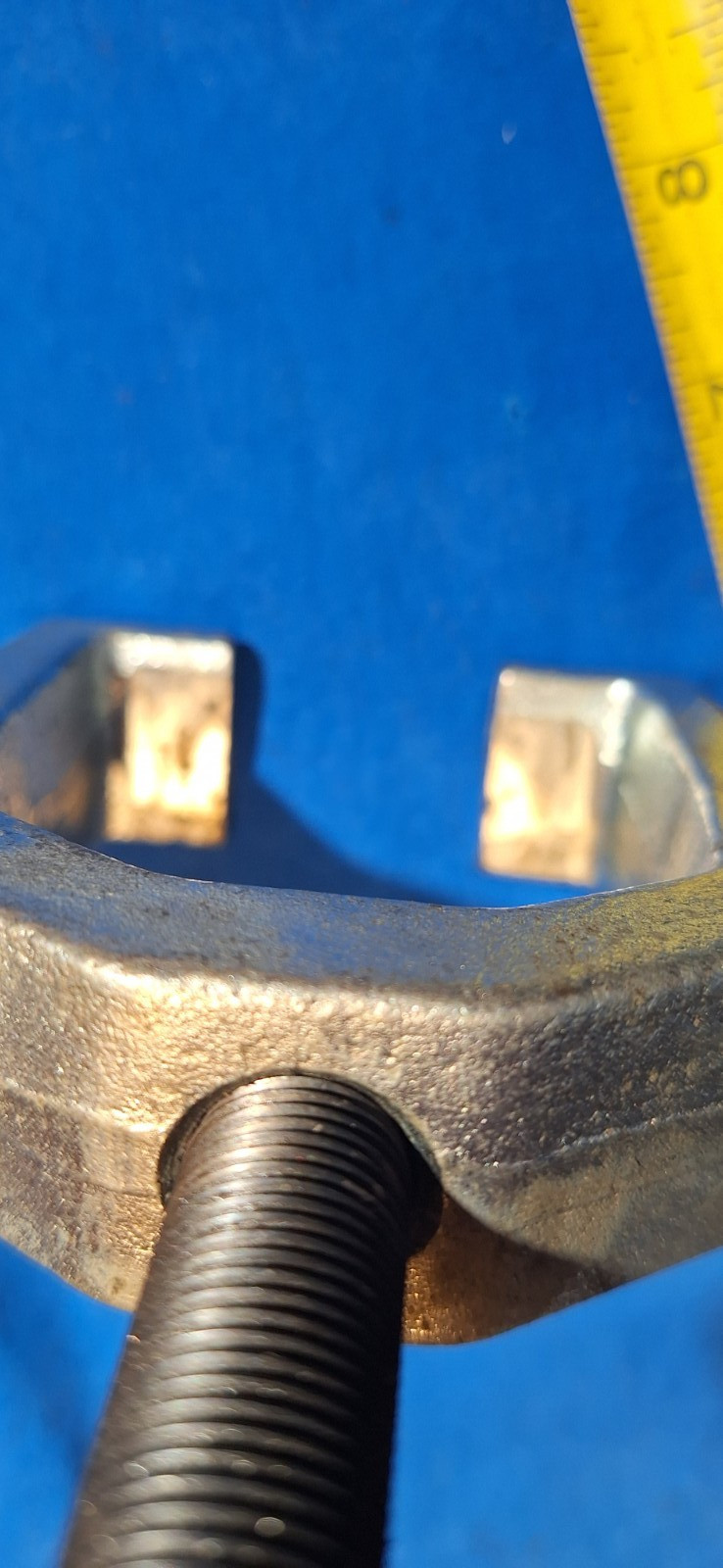 Pitman arm puller pressure screw takes 3/8″ drive VG Cond