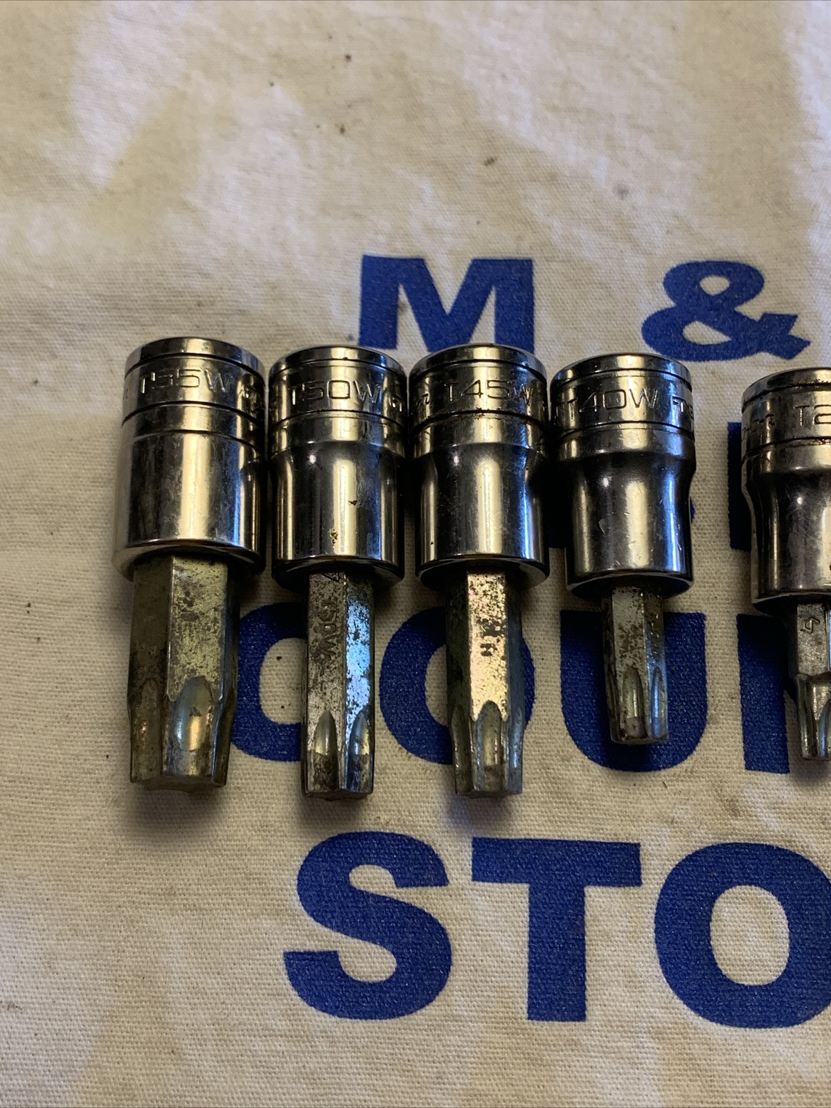 Snap-on 8pc Combination Drive TORX Bit Heavy-Duty Removal Socket Set 209EFTXBY