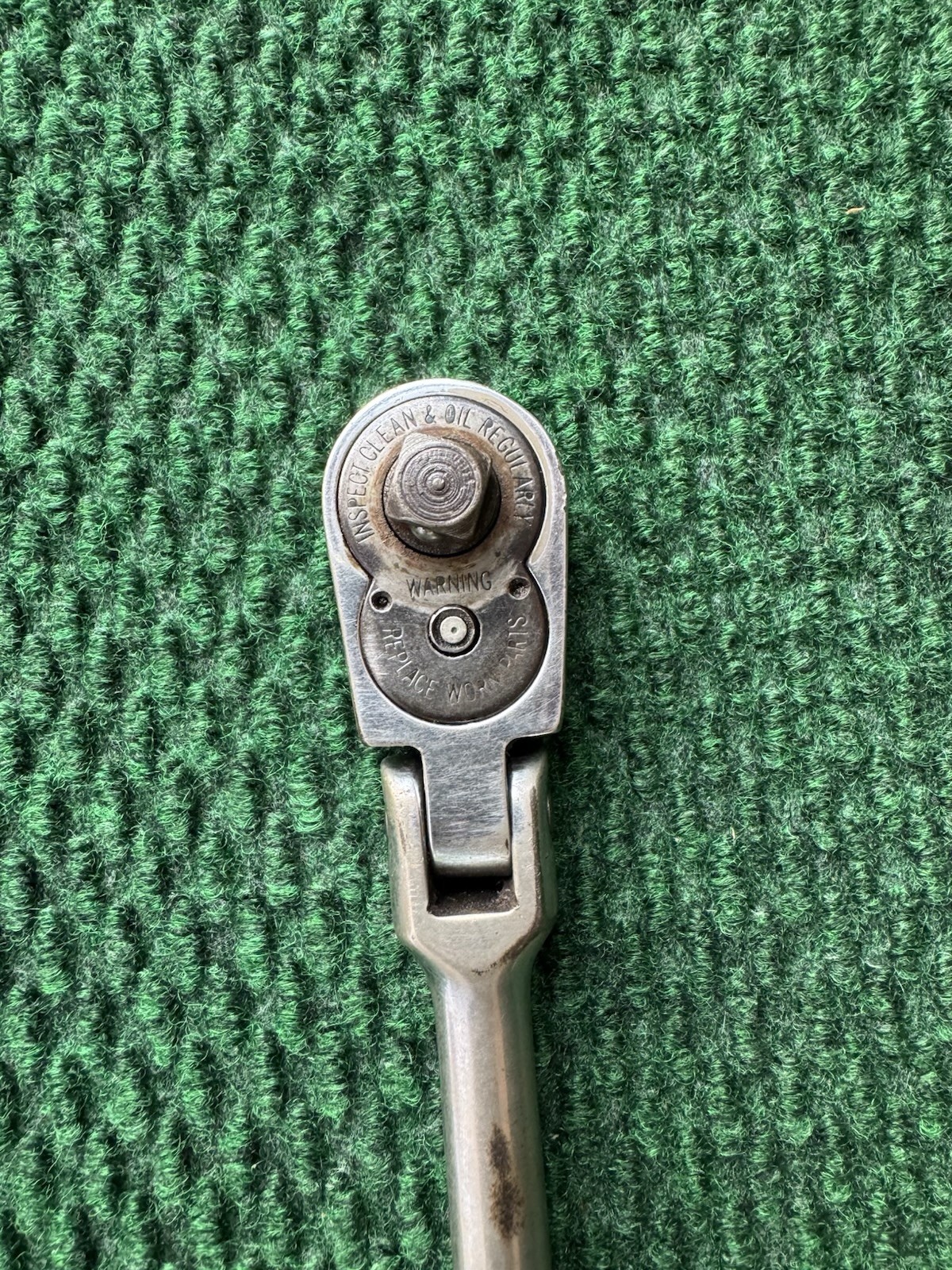 Snap On 3/8 Drive 11-1/4” Long Handle Flex Head Ratchet F731 & Breaker Bar F10LB