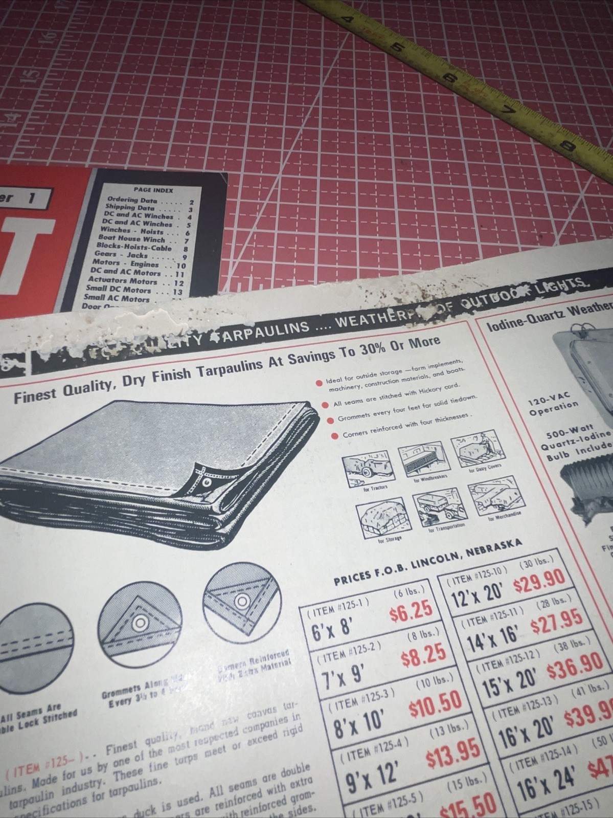 1973 & 77 Edition Burden Sales USA Surplus Center Equipment Catalogs Vintage