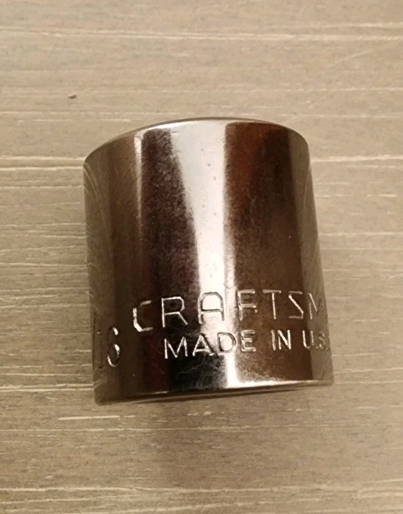 Craftsman USA 11/16″ Socket 12 Point 3/8″ Drive Inverted G2 44336