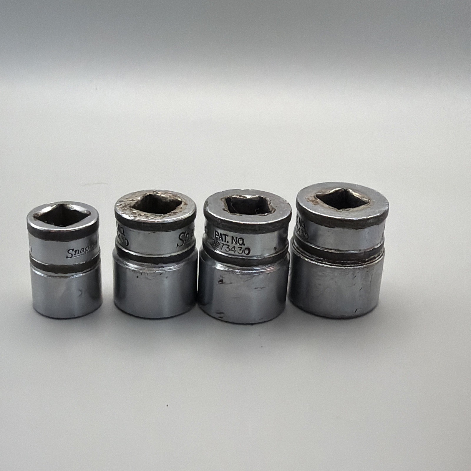 Snap On Sockets, Metric, 3/8 Drive, 6pt, Set 0f 4 12mm-18mm
