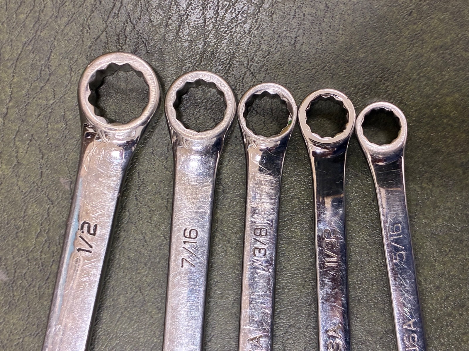 Armstrong USA Combination Wrench Set 8pc Smaller Sizes 5/16″ to 3/4″ – Good Used