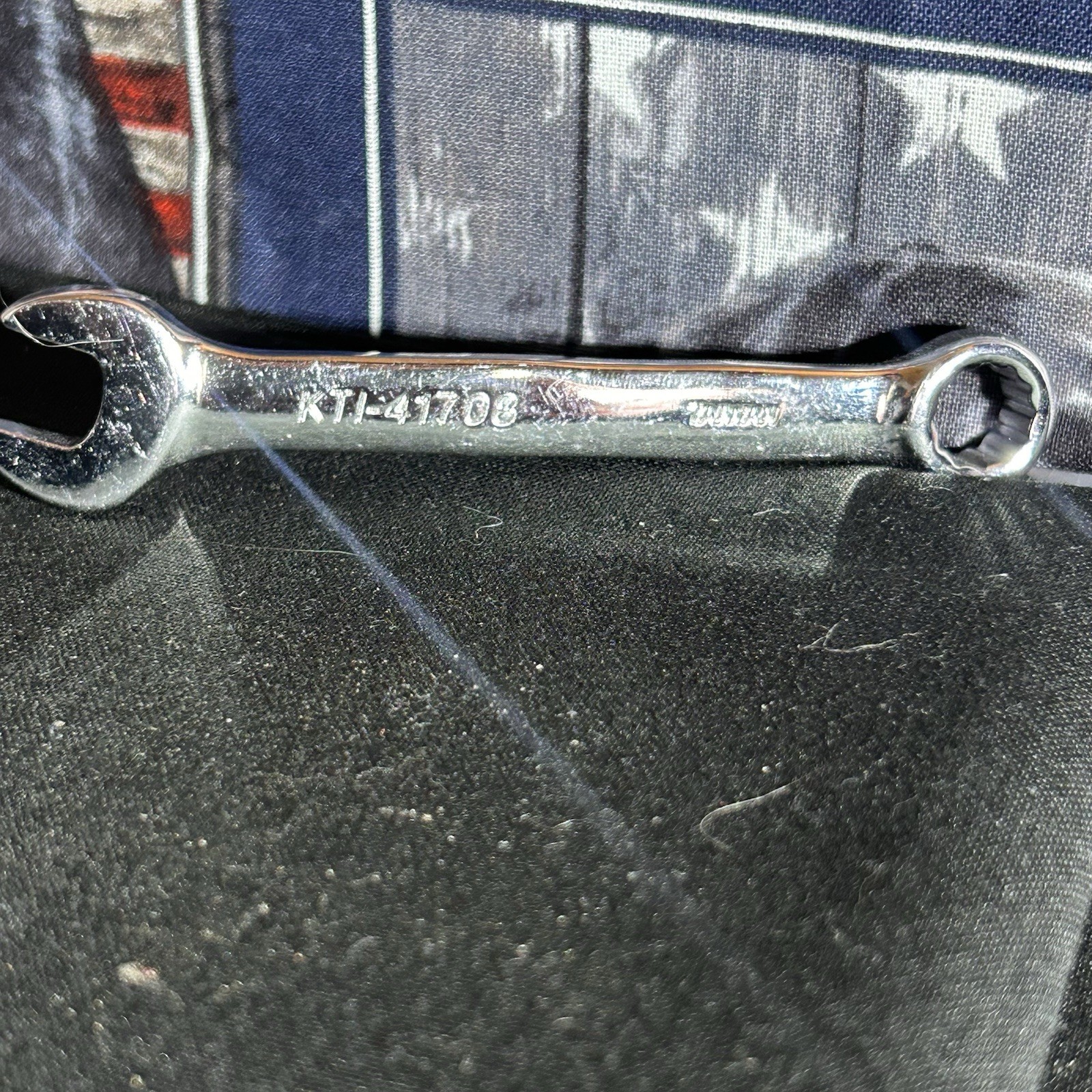 K Tool Short Combination Wrench 8mm, Metric, Chrome Finish (KTI41708)