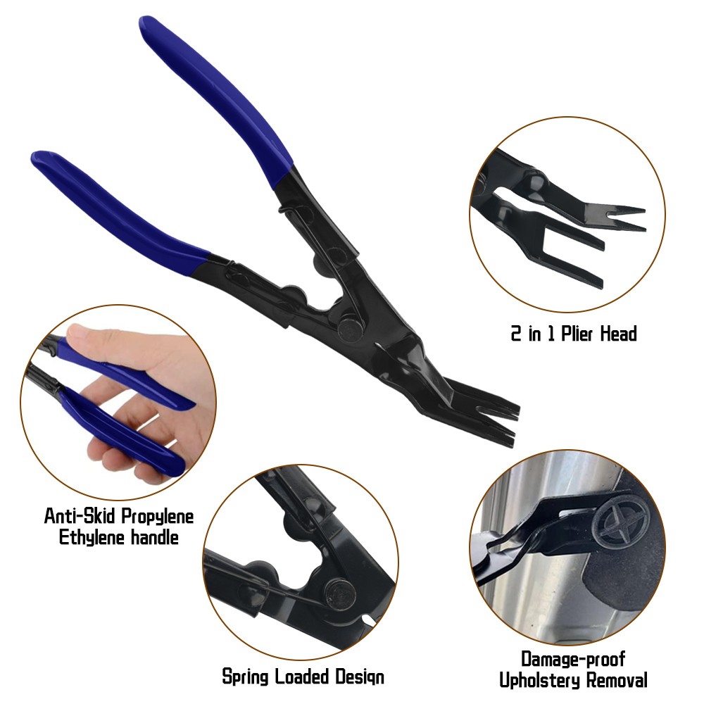 Car Trim Removal Tool Set Hand Tools Pry Bar Panel Door Interior Clip Kit 6PCS