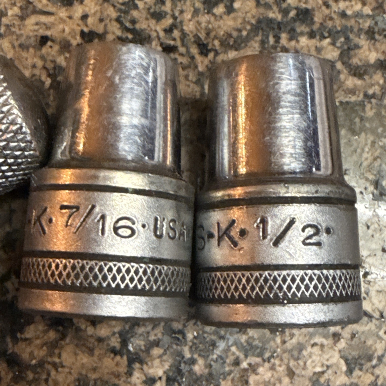 VTG SK 100LS 13 Piece Socket Set & Ratchet Extension Lot