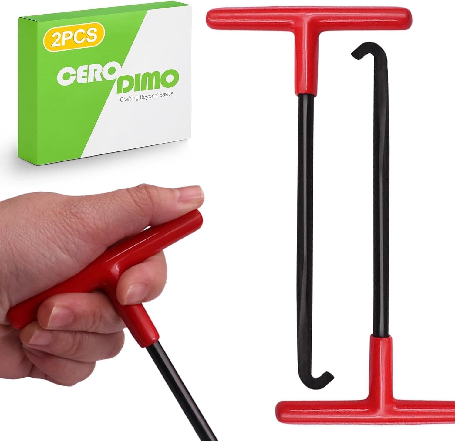 Heavy-Duty Spring Puller Tool Set for Dirtbikes and Trampolines – 2 Pieces