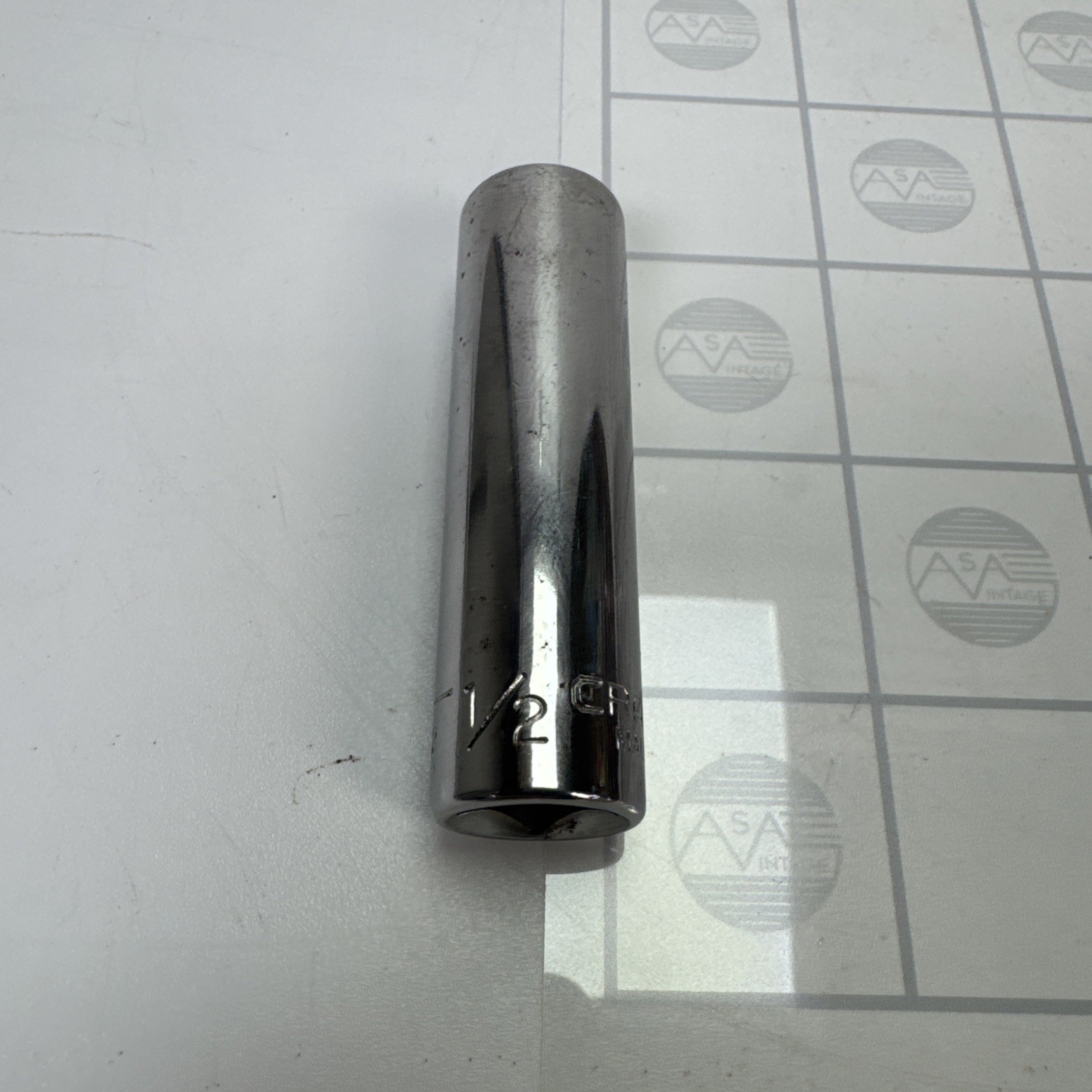 Vintage Craftsman 3/8″ Drive 1/2″ 12 Point Deep Socket SAE EE 43312 USA