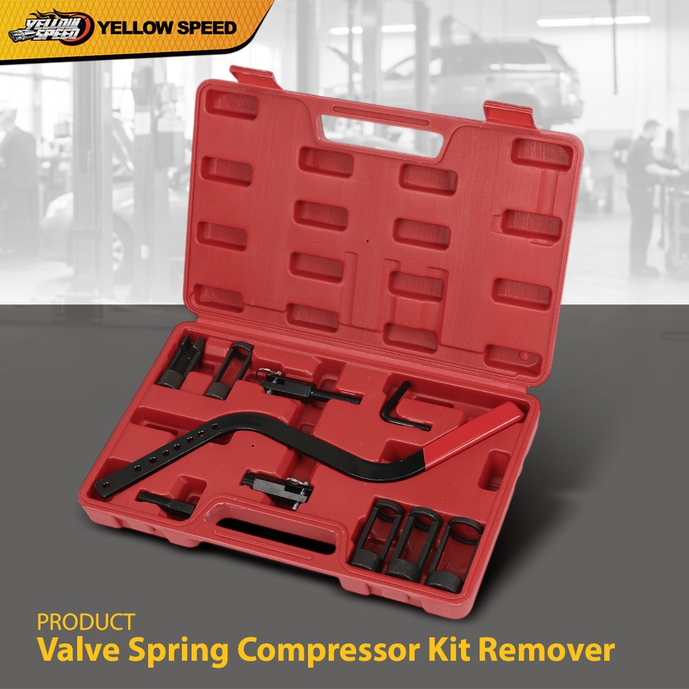 Valve Spring Compressor Kit Remover & Installer Disassembling Tool