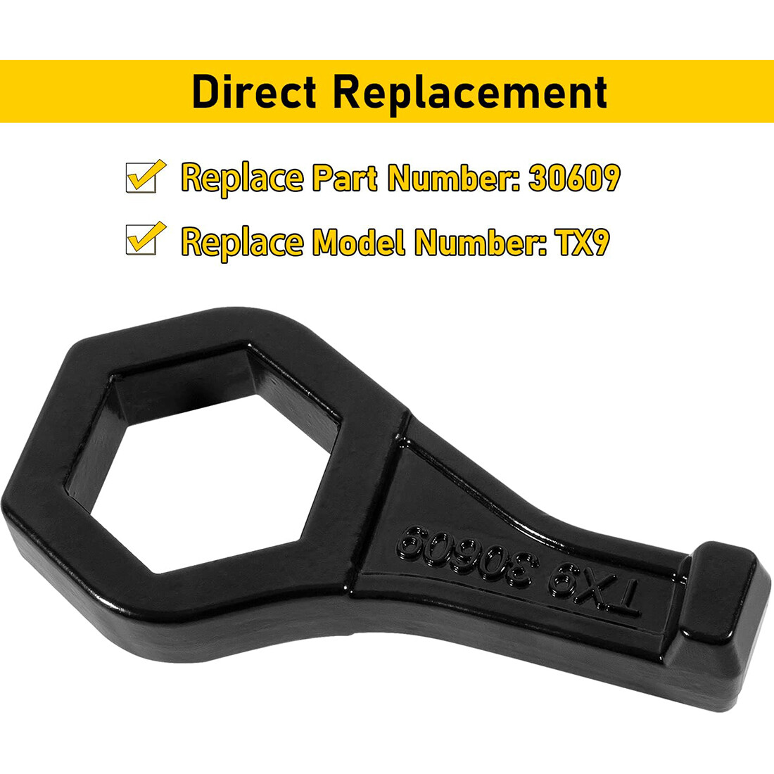 30609 Model TX9 Porkchop Style 1-1/2″ Cap Nut Wrench