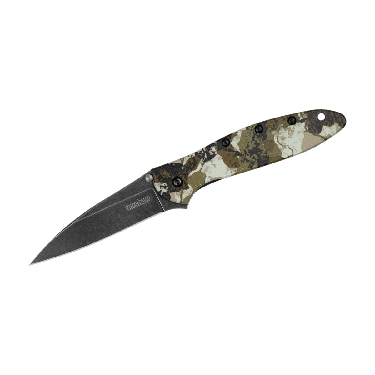 Kershaw Leek Assisted Open Liner Lock Drop Point Blade EDC Folding Pocket Knife