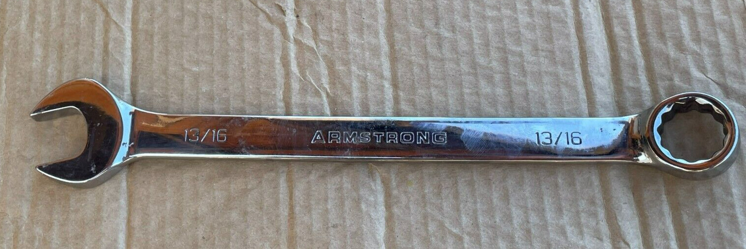 Armstrong Tools USA 12 Point 13/16″ Combination Wrench 25-126 Made in USA