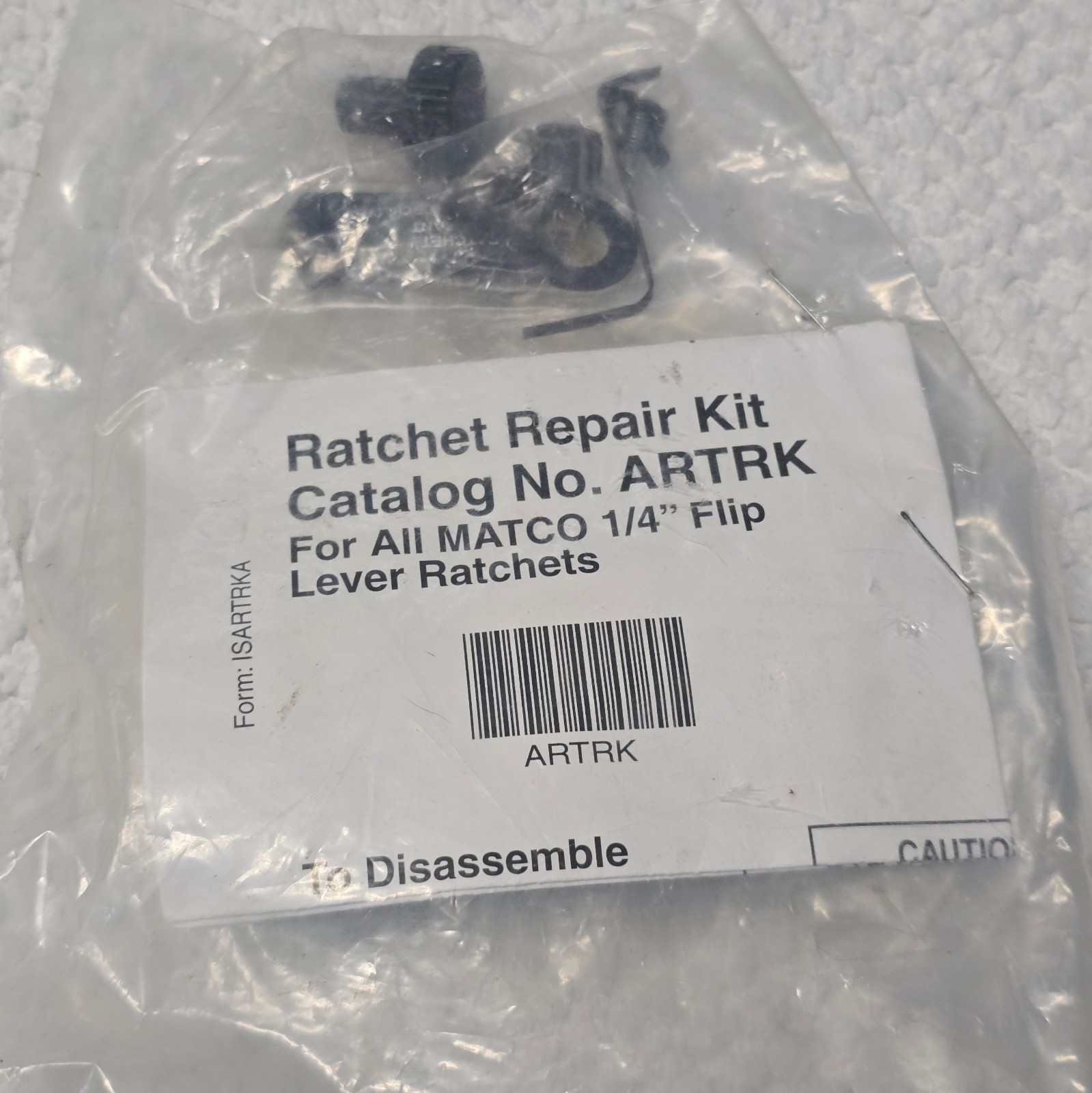 Ratchet Repair Kit Catalog No. ARTRK for All Matco Tools 1/4 Flip Lever Ratchets