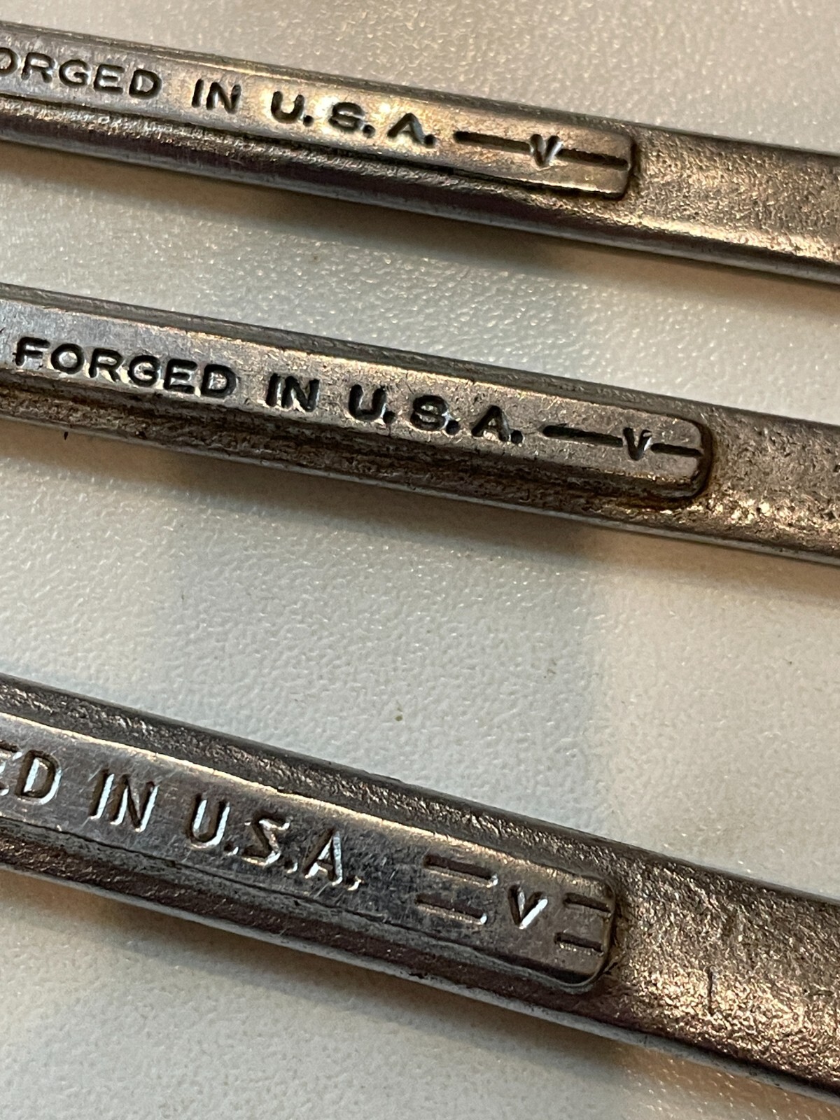 VTG Craftsman SAE OPEN END Wrench Set 6 Piece Set 44475 TAPPET 19/32 V SERIES VV