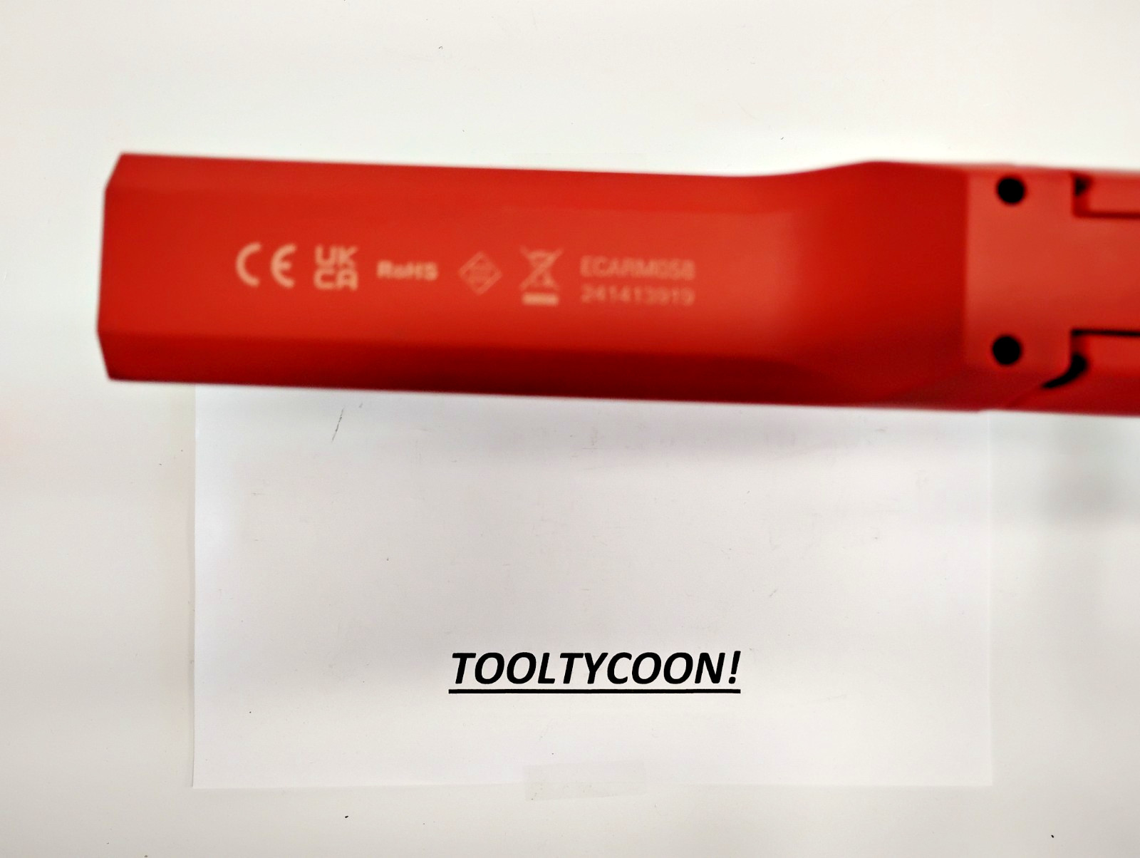 Snap-On Tools NEW ECARM058 SLIM Articulating 550 LUMEN Light Rechargeable RED