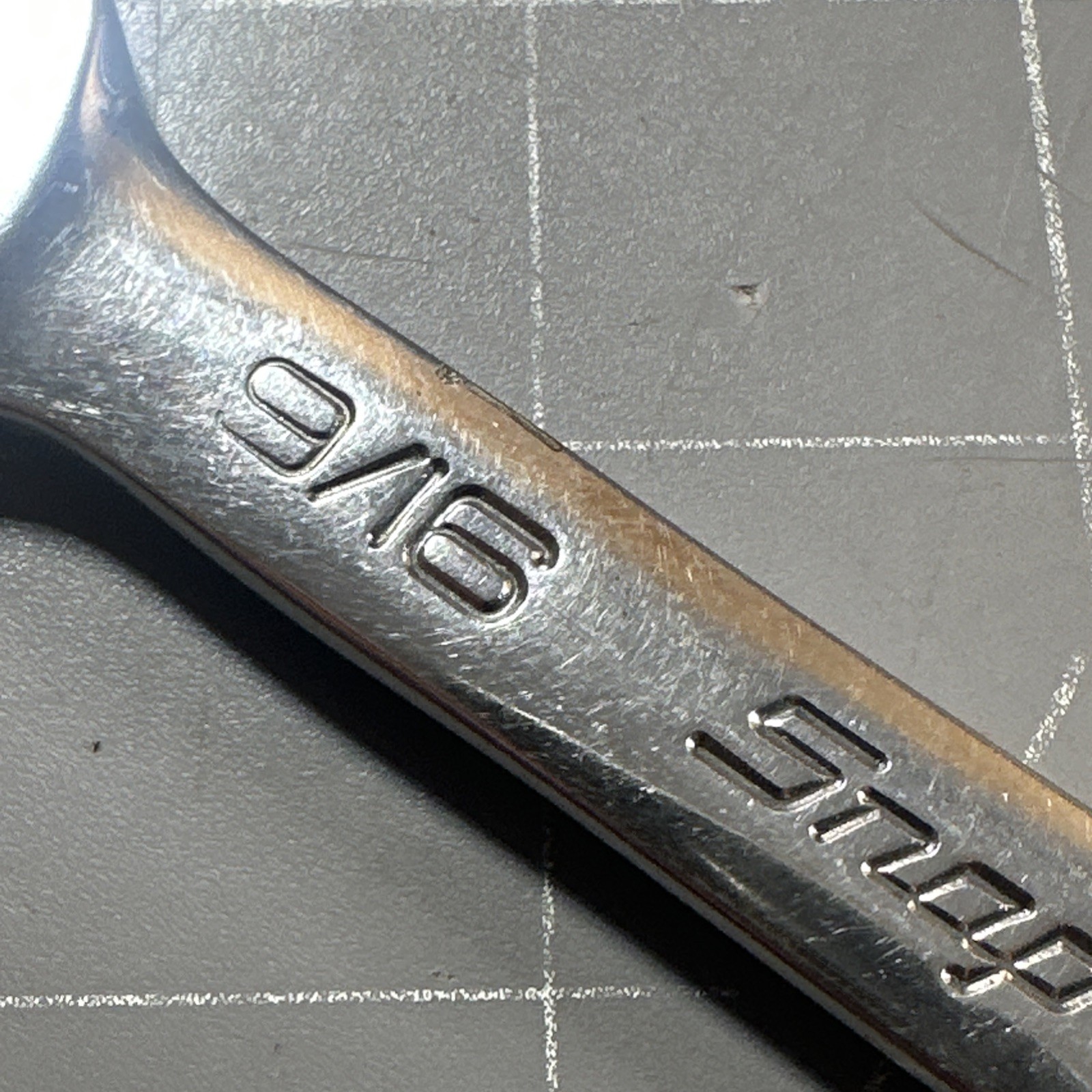 Snap on Tools 9/16″ Inch Short Combination Wrench SAE OEX180B USA