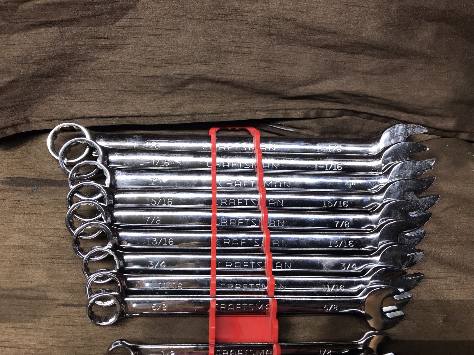 Craftsman 13Pcs. SAE Wrench Set, Size 5/16’ – 1-1/8” Missing 9/16”