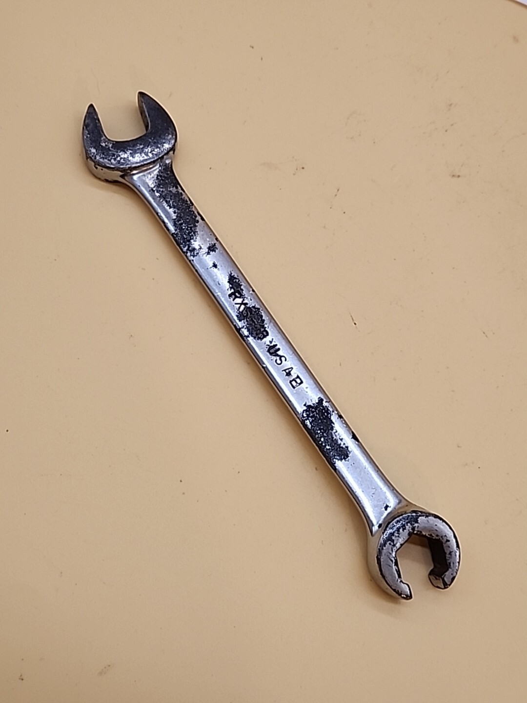 Snap-on Tools RXS18 9/16″ SAE Open End/ Flare Nut Wrench 6 pt USA