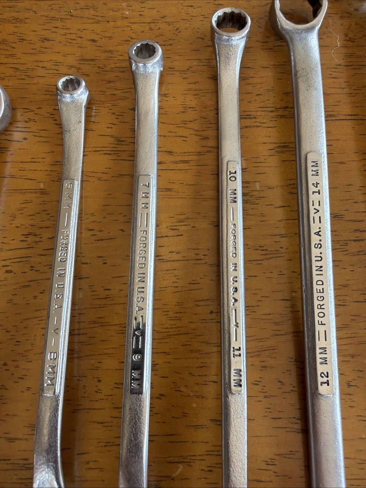 Craftsman 8 Pc Metric Double Box End 12Pt Wrenches -V- Series USA See Photos