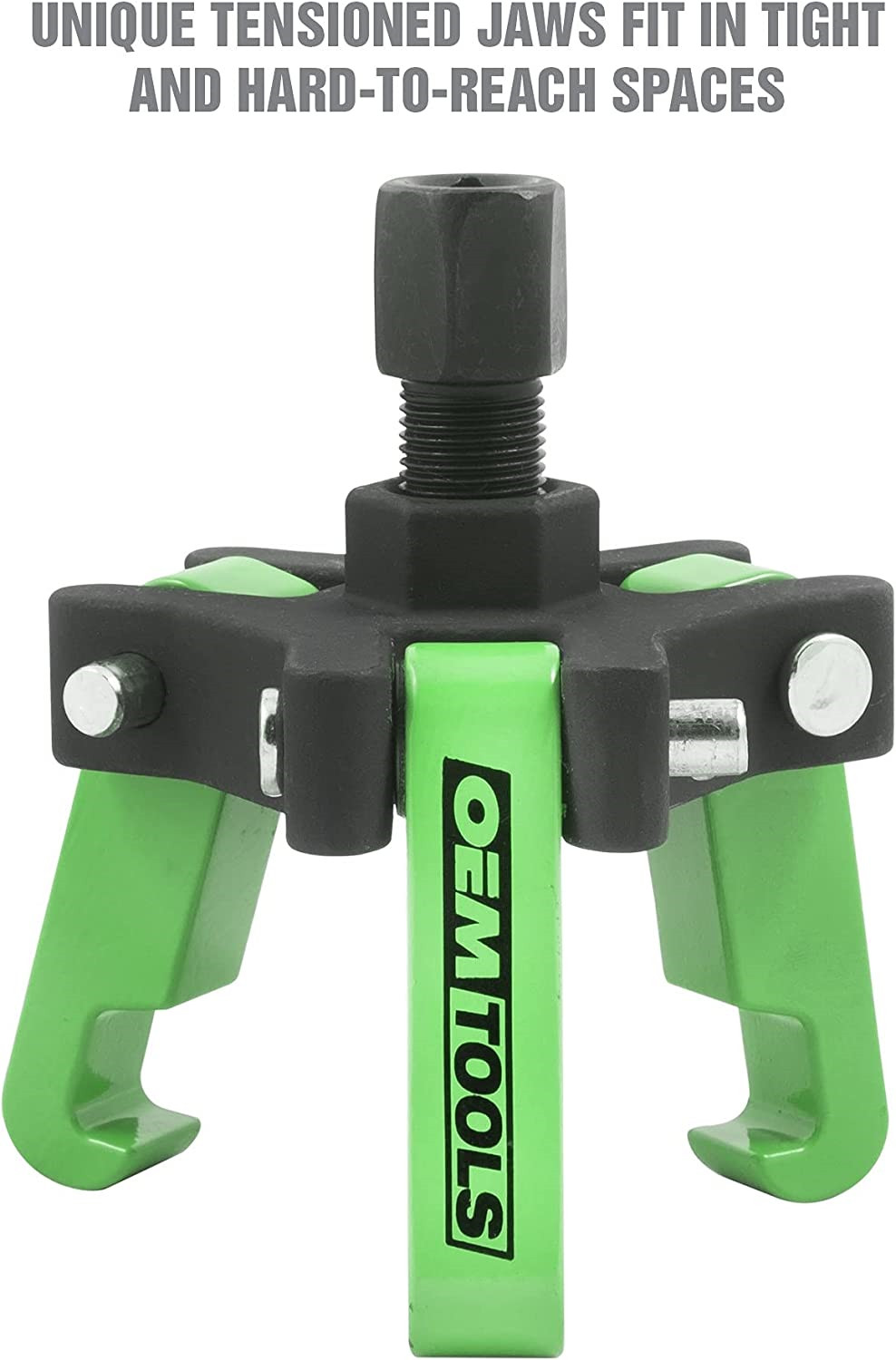 OEMTOOLS 25090 Harmonic Balancer Puller Kit, Adjustable 3-Jaw Puller Fits Most &