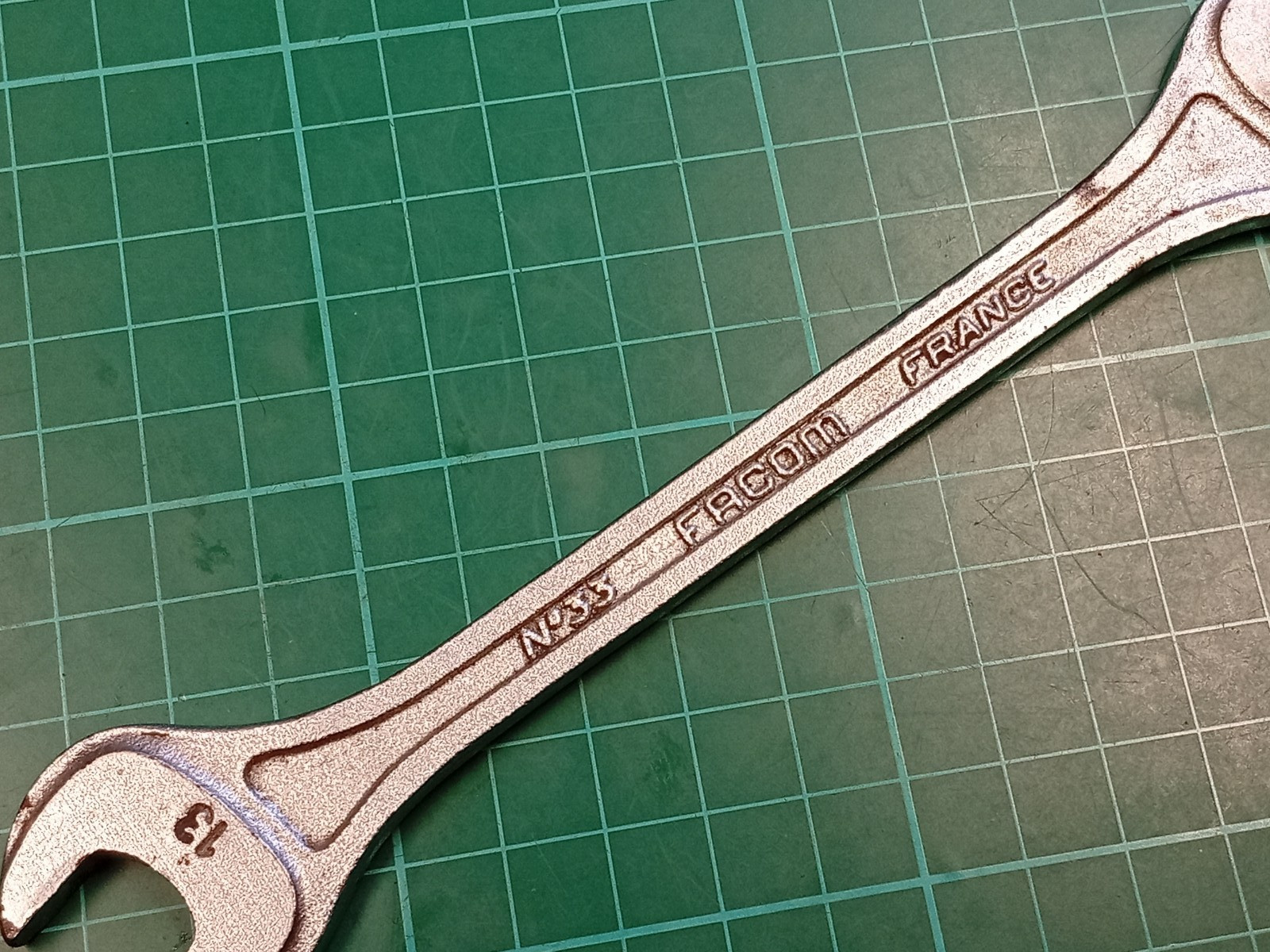 Facom No33, 13mm x 15mm, Vanachrome Scientific, Open Ended Spanner, France