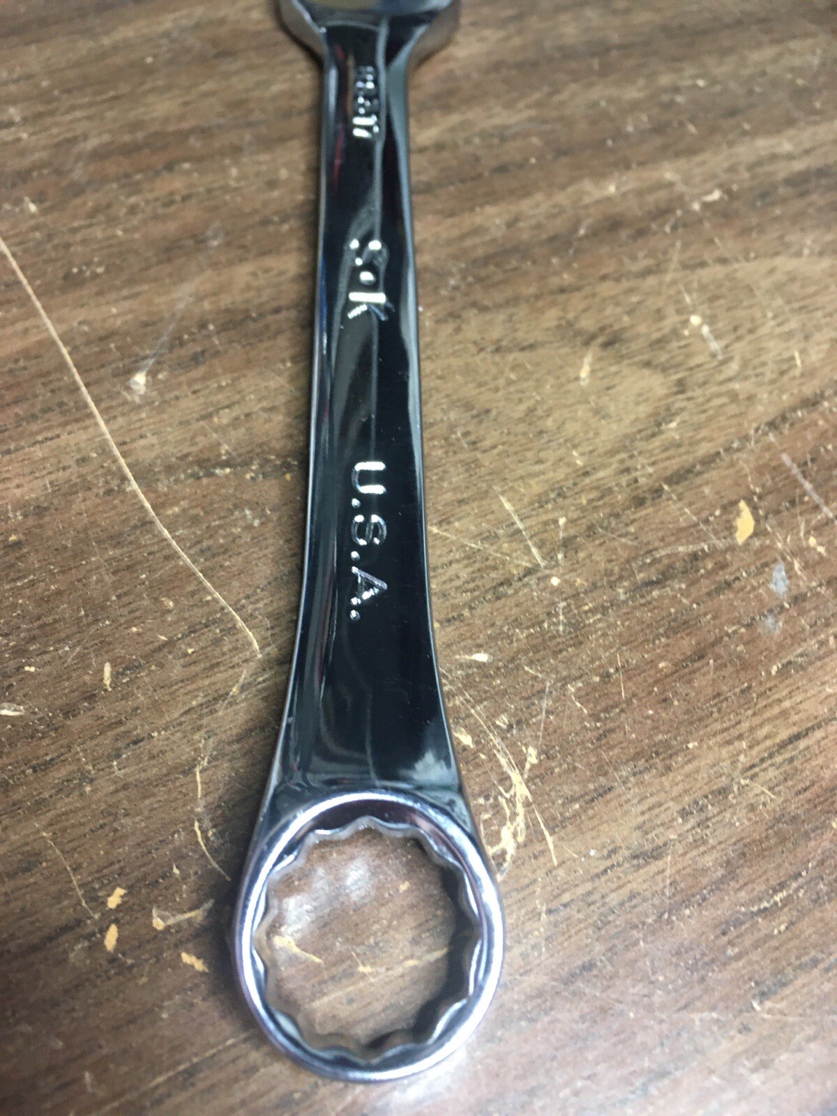 SK Hand Tools 88317 17mm 12pt Metric Combination Wrench Looks New