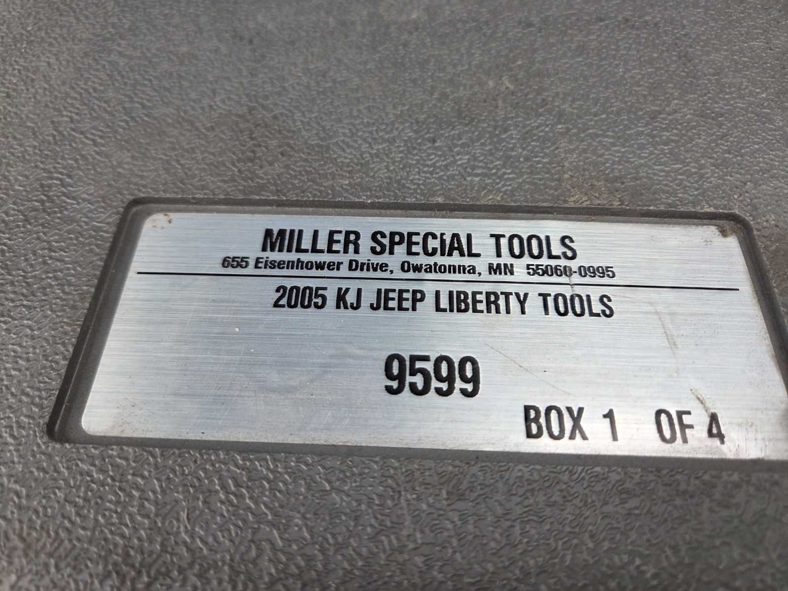 Miller 2005 KJ Jeep Liberty Special Tool Kit Set 2.8 CRD Diesel Engine 9599 9545