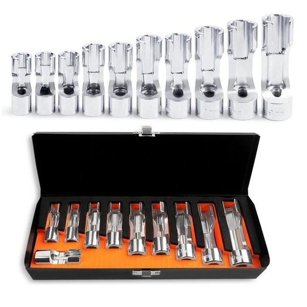1019mm Fuel Line Socket Wrench Set for Diesel Injectors with 10pcs Sockets