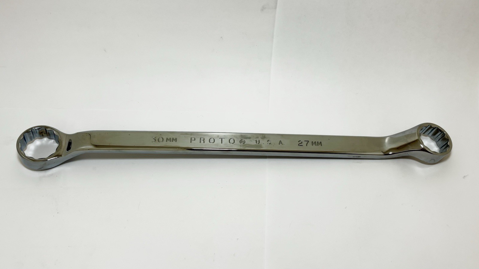 New Proto Professional 27MM X 30MM Double Box Wrench USA 1077M