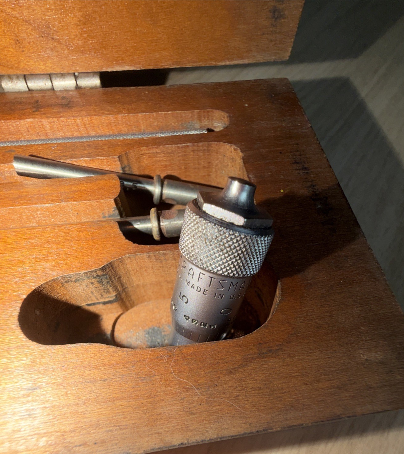 Craftsman Depth Inside Micrometer Vintage Made In USA