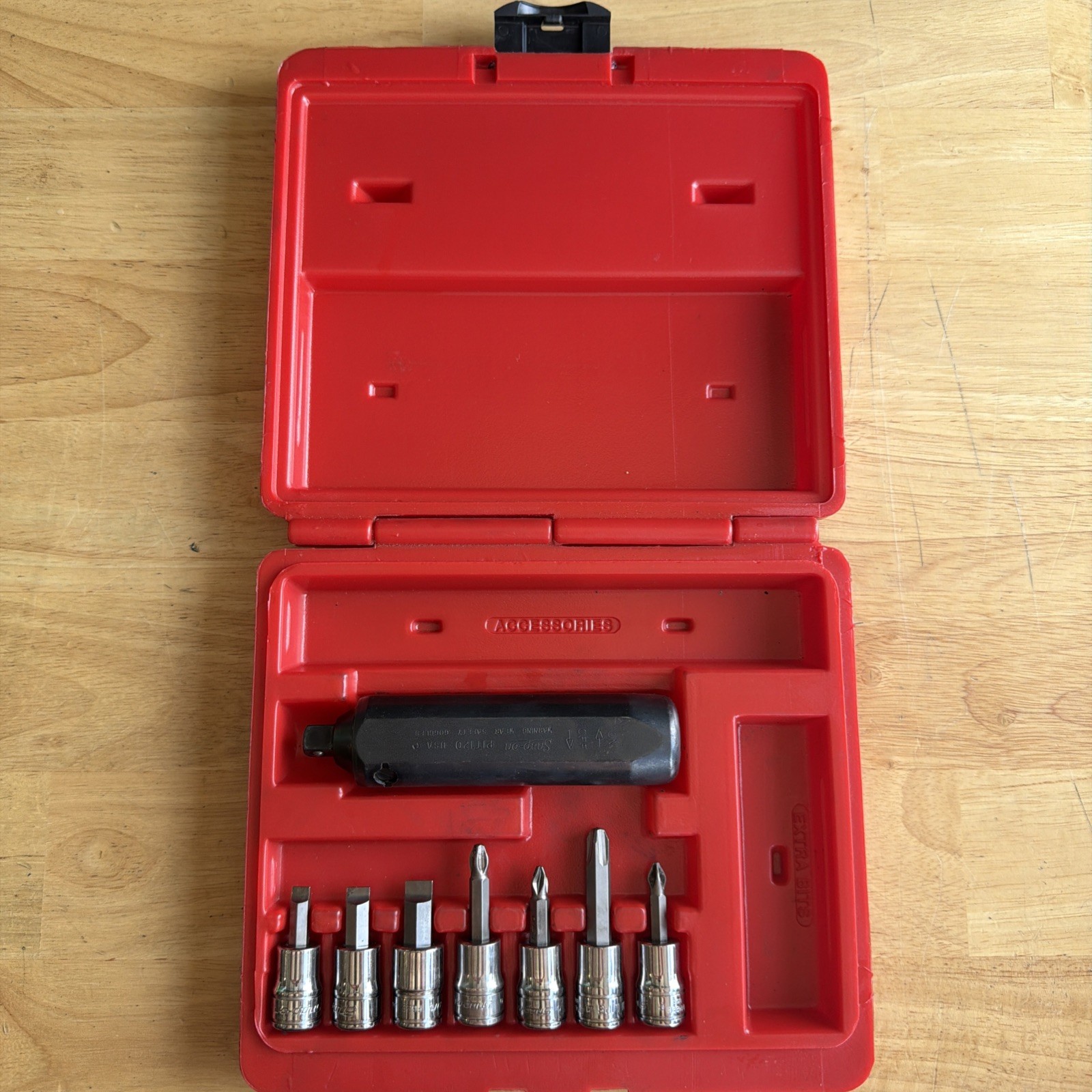 Snap On Tools Hand Impact Driver Set 3/8” Drive 8pc 208EPIT USA READ!