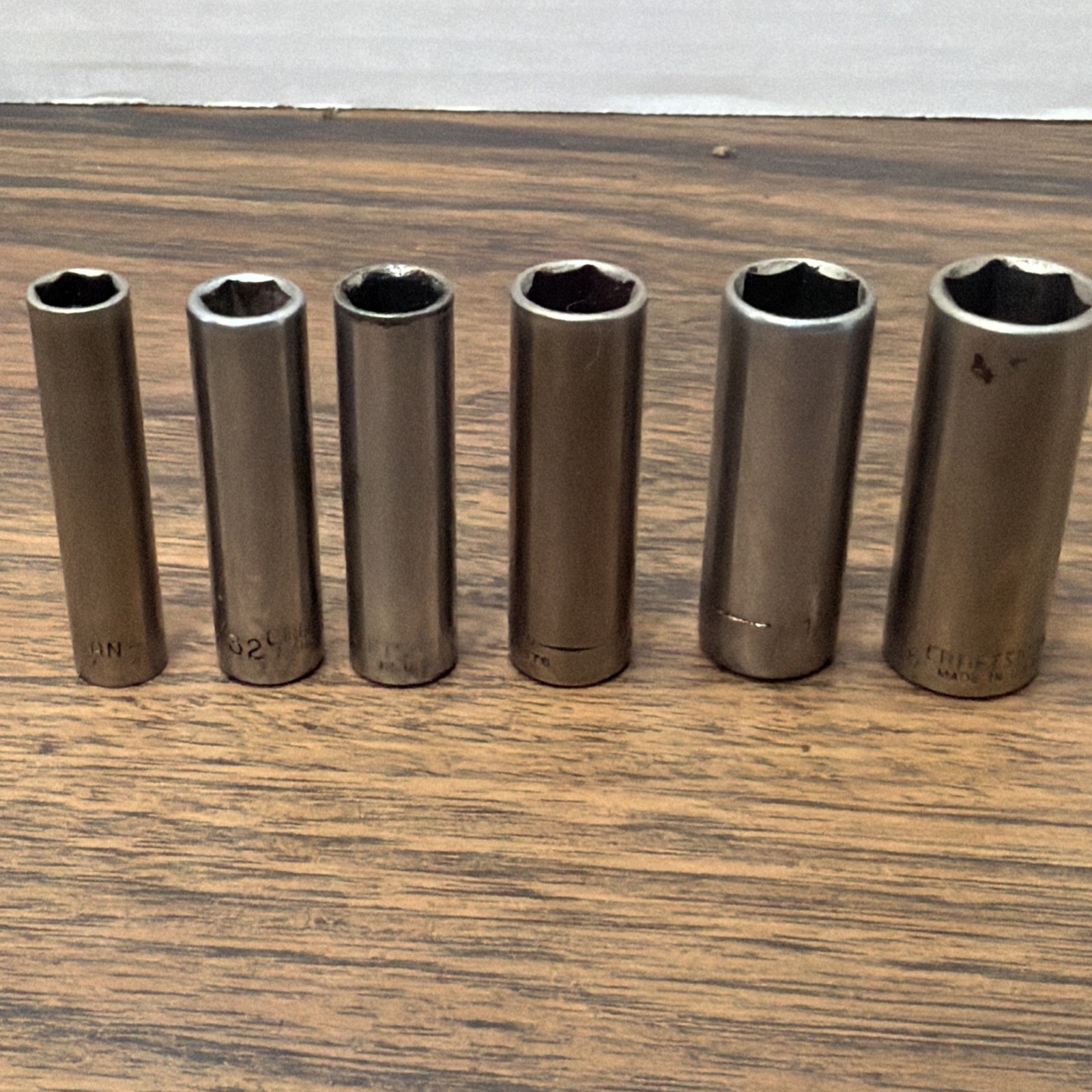 36x CRAFTSMAN Socket Lot SAE – 6pt 12pt – 1/2 1/4 Drive Asst Size Most Made USA