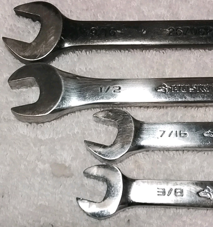 9pc HUSKY SAE-METRIC ASSORTED TYPES & SIZES