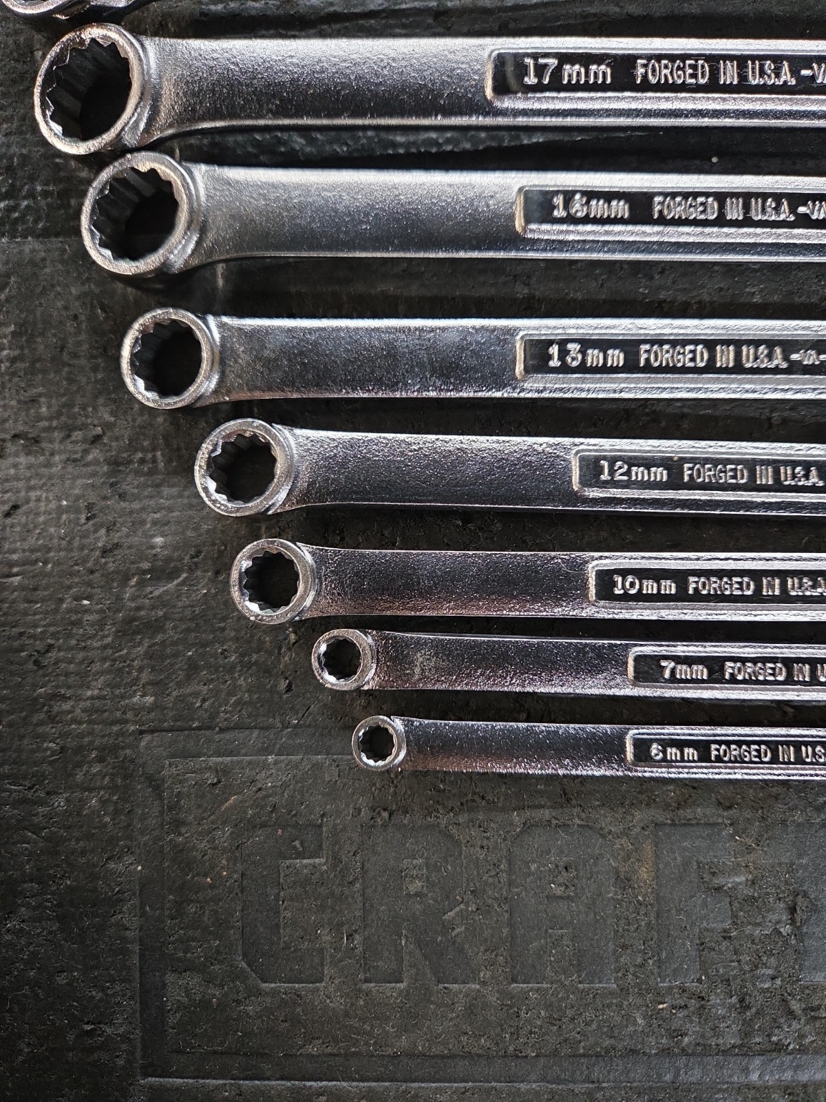 Craftsman Metric Double Box End Wrench Set 12 Point 6mm to 24mm 10pc Made in USA