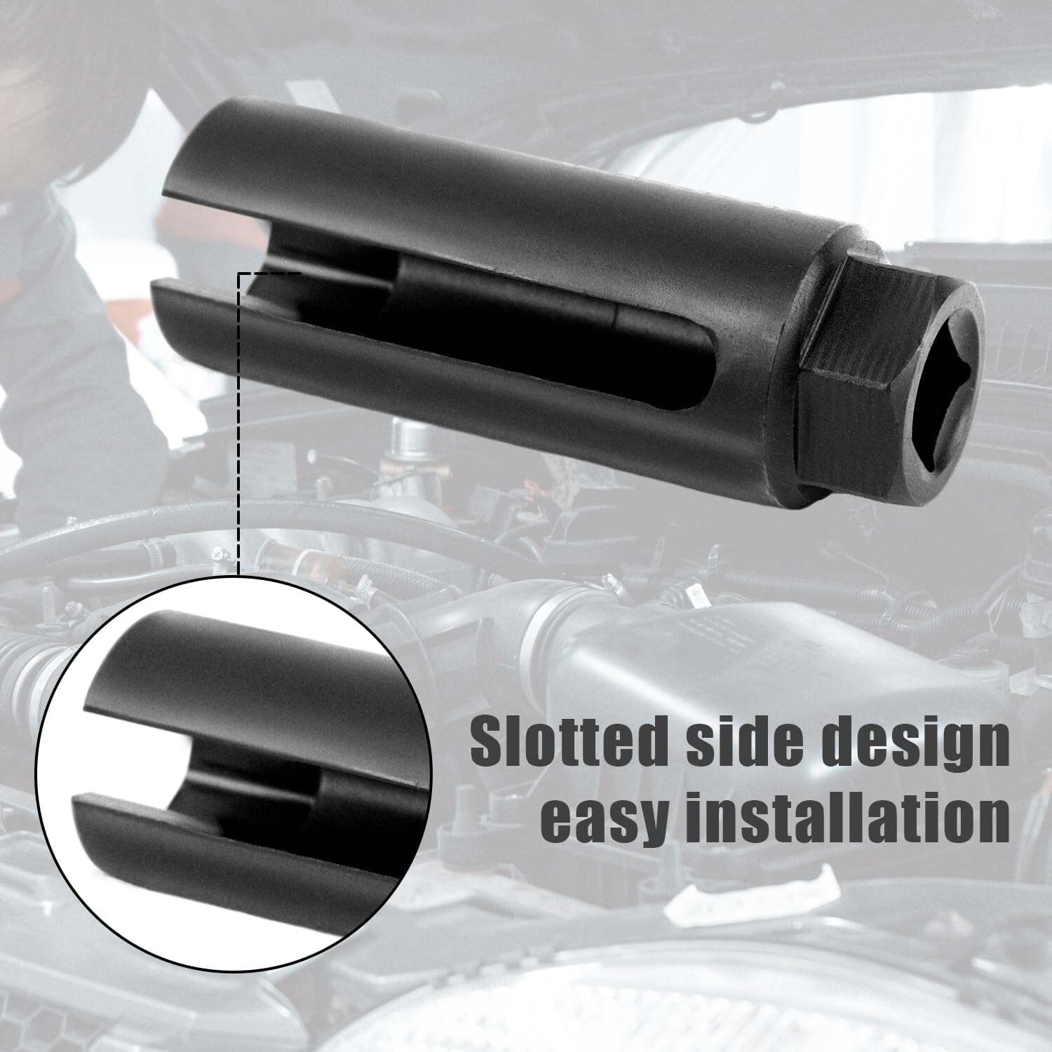 Offset Oxygen Sensor Socket 3/8″ Drive x 7/8″ for O2 Removal & Installation